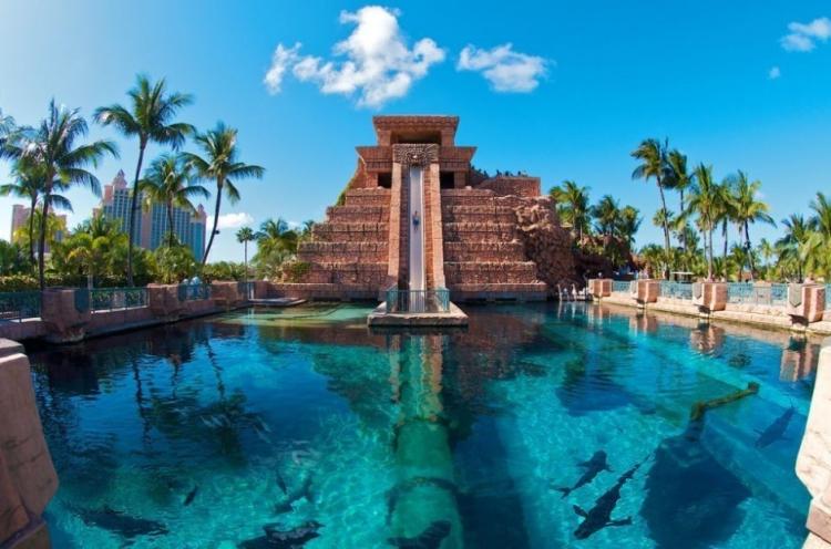 Leap of Faith (аквапарк Atlantis Paradise Island Resort, остров Парадайз, Багамы)