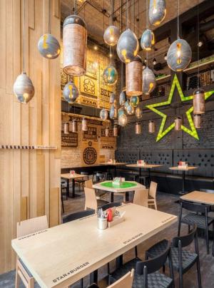 Star Вurger. Інтер'єр «зоряного» ресторану від SERGEY MAKHNO architects 