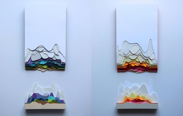 3D шедевры из картона от француженки Мод Вантур