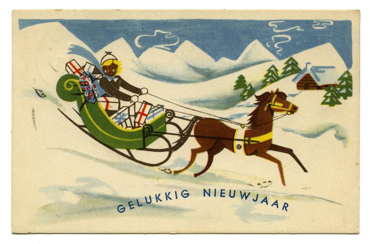 Винтажное безумие: новогодние открытки из далекого европейского прошлого 