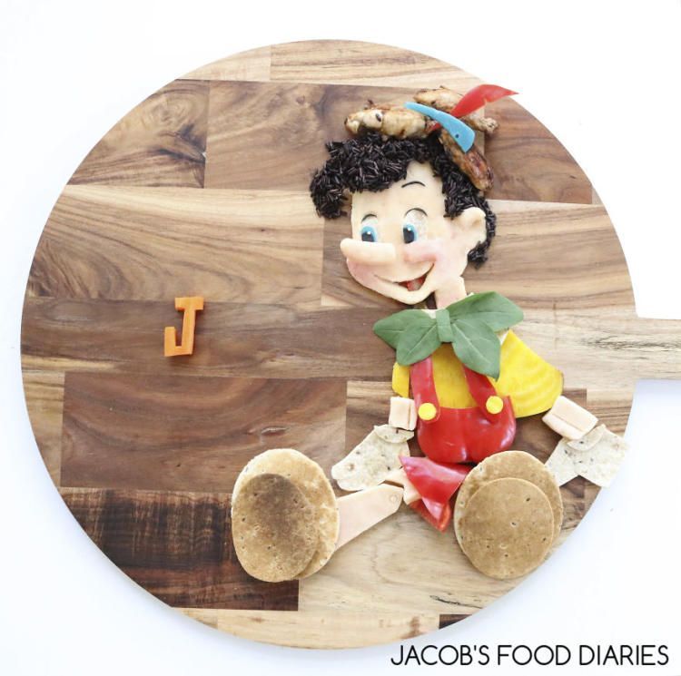 Jacob's Food Diaries: "мультяшные" завтраки мамы для любимого сына