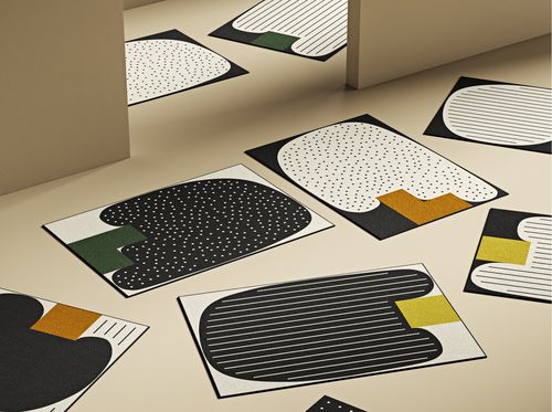 Колекція мінімалістичних килимів 'Ліс' від Павла Вєтрова для his.ua 