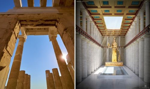 Как выглядели памятники древней архитектуры до того, как стали руинами