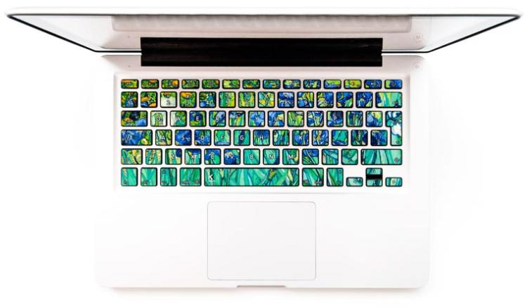 Ван Гог и Боттичелли украсили клавиатуры ноутбуков