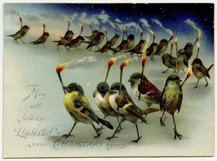Винтажное безумие: новогодние открытки из далекого европейского прошлого 