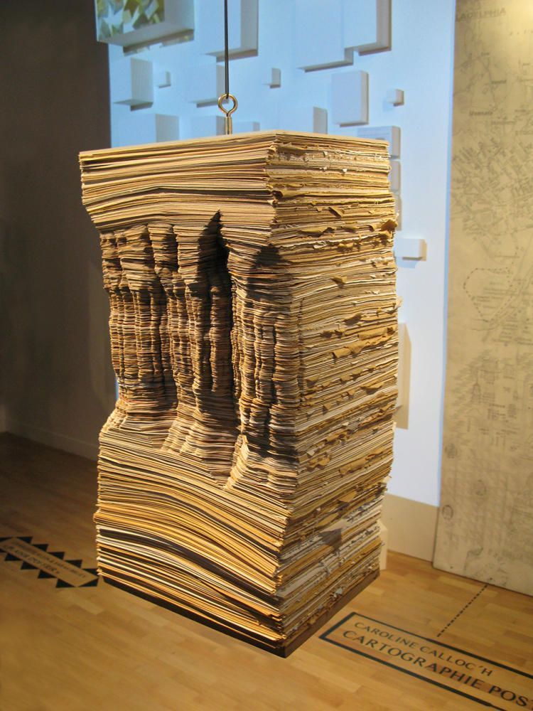 3D шедевры из картона от француженки Мод Вантур