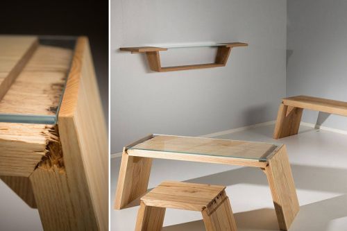 Ломаные линии: необычная мебель от финского дизайнера
