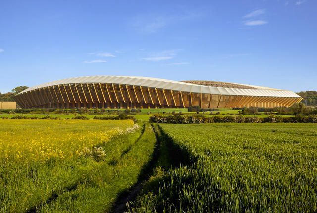 Дерев'яний стадіон від бюро Zaha Hadid Architects