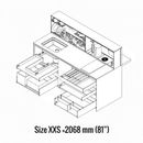 Свободностоящая кухня MRIYA XXS 2068mm - фото 4