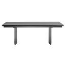 Real black marble стол раскладной керамический 180-260 см - фото 2