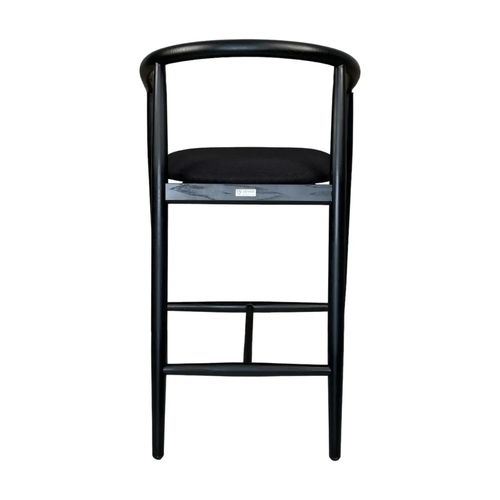 Полубарный стул Mamont черный - фото 2