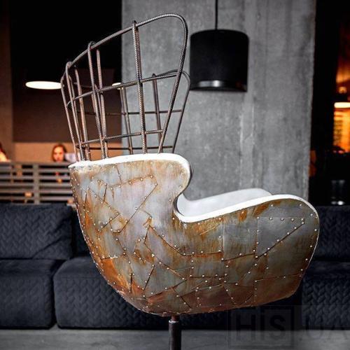 Кресло Egg Chair of Concrete - фото 7