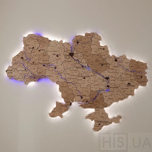 Карта Украины L 165х115см