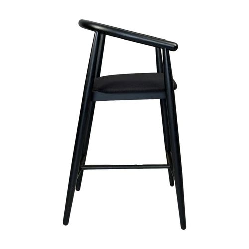 Полубарный стул Mamont черный - фото 3