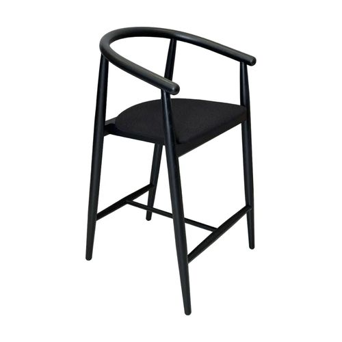 Полубарный стул Mamont черный - фото 4