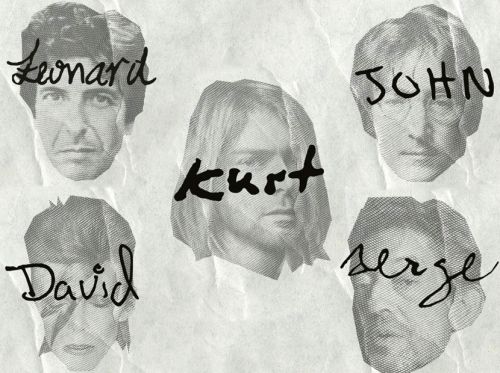 Дизайнеры создали шрифты из почерков известных музыкантов