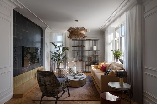 Equilibrio Interiors: дизайн апартаментов с видом на Татарку