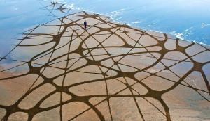 Узоры на песке: работы Андреаса Амадора, Джима Деневана и Тони Планта