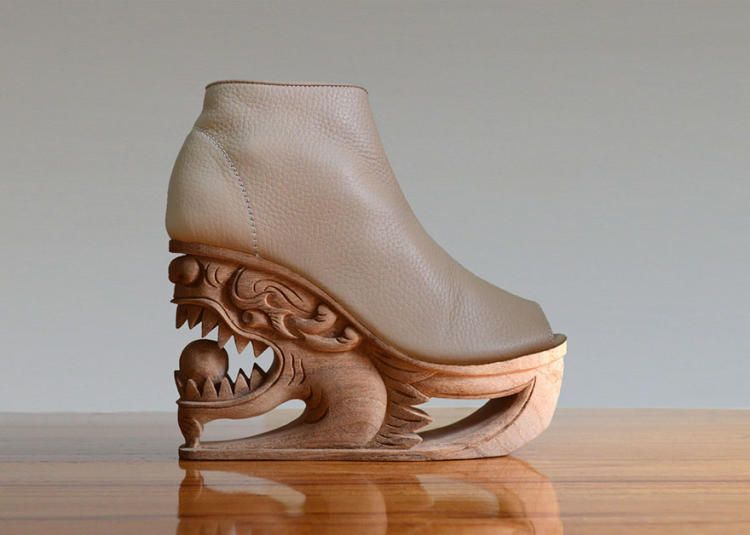 Искусство Востока в подошве женской обуви