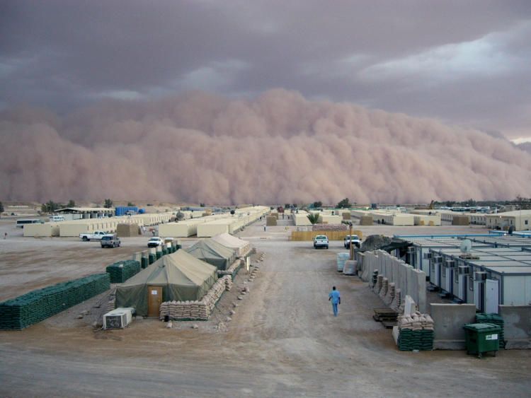 Стихия VS цивилизация. Самые впечатляющие песчаные бури