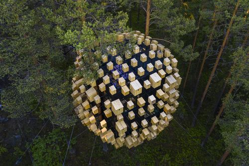 Biosphere: мініготель у лісі від Bjarke Ingels Group