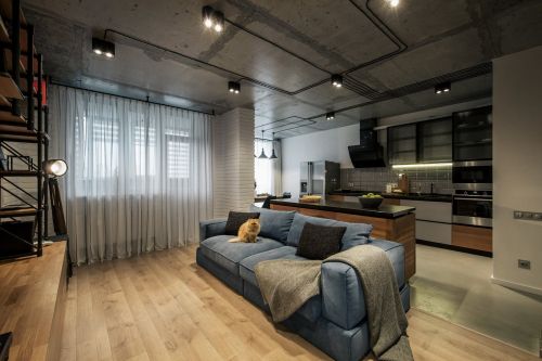 Квартира в стиле Industrial от Novoselskiy design studio