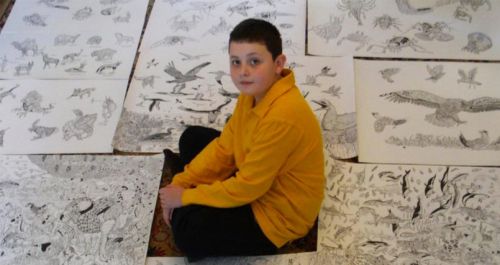 Мальчик, который рисует анатомически правильных животных по памяти