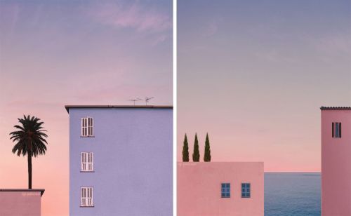 Сиренево-розовый минимализм: корсиканское лето на фотографиях Andria Darius Pancrazi