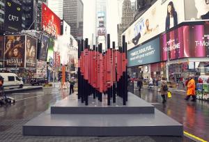 О любви: дизайнерская валентинка на Times Square