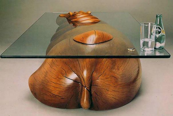 «Плоскость воды»: удивительные кофейные столики Дерека Пирса