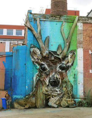 Дань природе: гигантские скульптуры из мусора от Артура Бордало