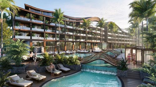 Bali Virgin Beach Hotel: сучасна архітектура серед тропічної природи Балі