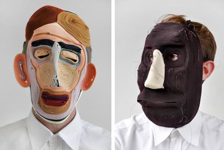 Идея на Хэллоуин: веревочные маски от дизайнера Бертьяна Пота