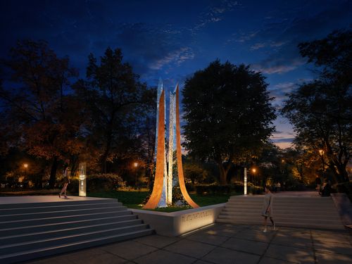 «Ті, хто гартують волю»: у Києві презентували проєкт меморіалу загиблим працівникам оборонної промисловості

