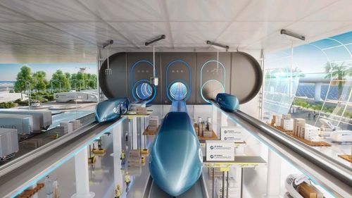 Во имя будущего! Проект судоходного гиперлупа от Foster + Partners для Virgin Hyperloop и DP World