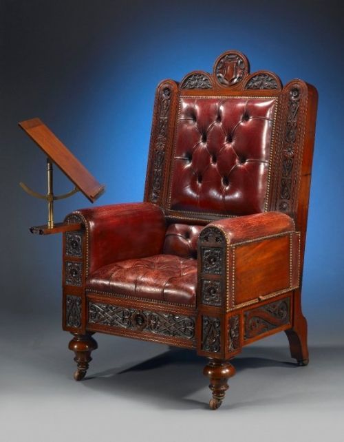 Для молодого джентльмена и его достойного досуга: кресло с секретом, созданное в 1880 году 