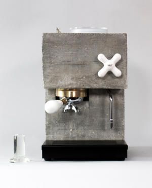 Для любителей бетона: кофе-машина Anza от калифорнийских дизайнеров