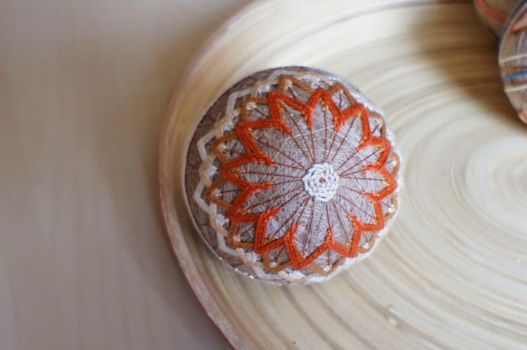 Вышитые шары тэмари – альтернатива традиционным новогодним украшениям