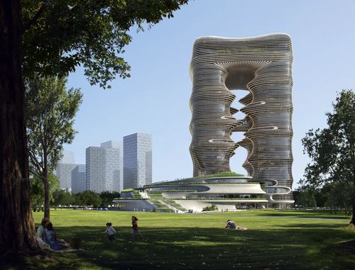 Zaha Hadid Architects показали нову штаб-квартиру освітнього фонду в Шеньчжені