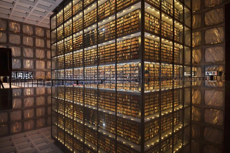 Библиотека редких книг и рукописей Йельского университета (Beinecke Rare Book & Manuscript Library, Yale University), Коннектикут, США