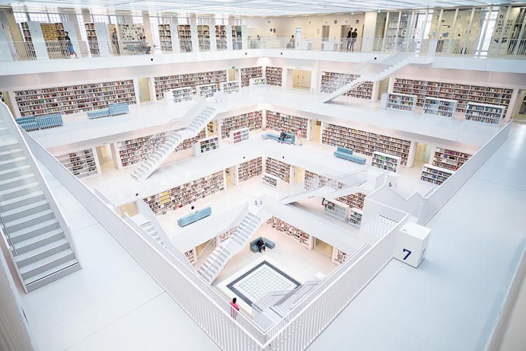 Городская библиотека Штутгарта (The City Libary), Германия