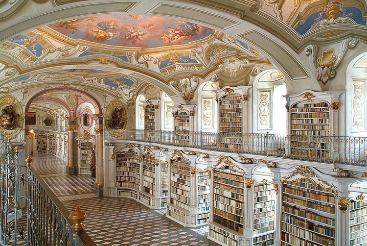 Библиотека Адмонта (The Admont Library), Адмонт, Австрия