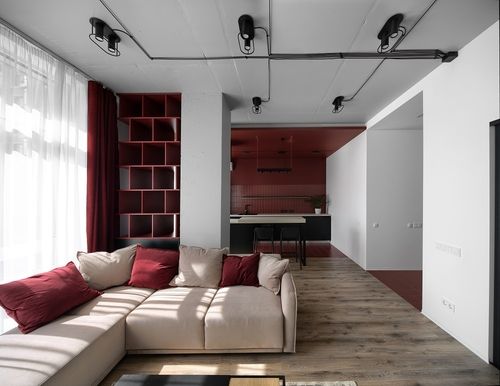 Mondrian: квартира-студия площадью 52 кв.м от Lauri Brothers