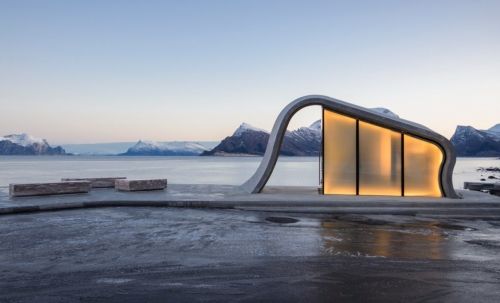 Туалет для поціновувачів північного сяйва від Haugen/Zohar Arkitekter

