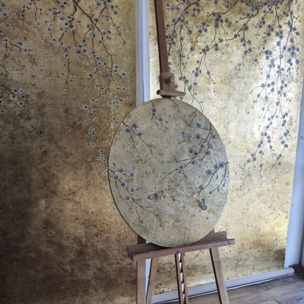 Обои расписанные вручную