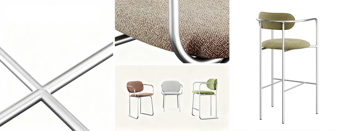 Стулья из нержавеющей стали