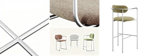 Стулья из нержавеющей стали