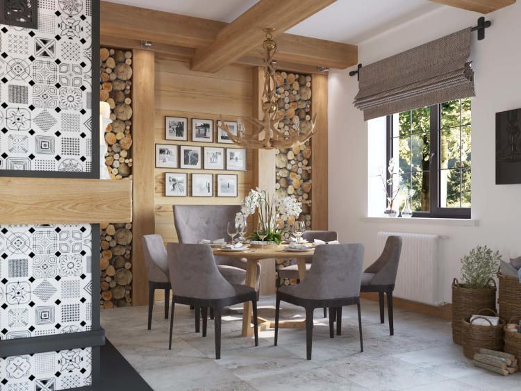 Дизайн интерьера дома для семьи от архитектурного бюро Materia174, дизайнер Алена Прядко, архитектор Михаил Ильченко