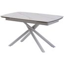 Palermo white marble стол стіл розкладний керамічний 140-200 см - фото 3