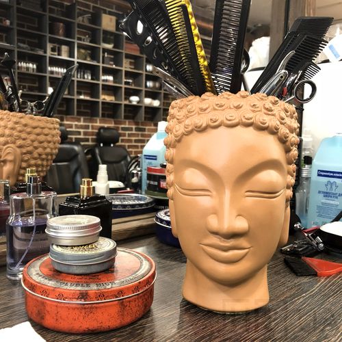 Арт-вазон «Голова Будды» - фото 4